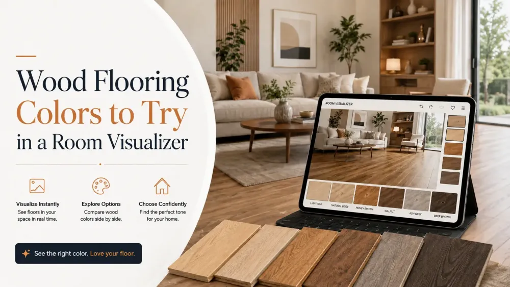 Mga Kulay ng Wood Flooring Para Subukan Sa Isang Room Visualizer