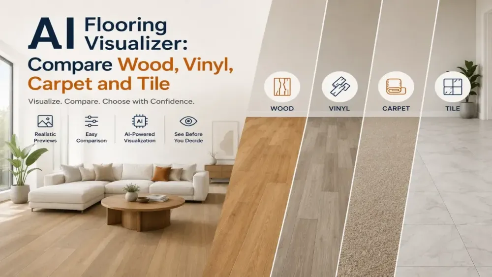 Ai Flooring Visualizer: Paghambingin ang Kahoy, Vinyl, Carpet at Tile
